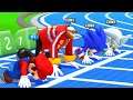 Mario & Sonic at the Rio 2016 Olympic Games - All Characters 110m Hurdles Gameplay