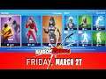 Fortnite TODAY'S Item Shop MARCH 27 (Bold Stance Emote, Doggo, Fate, Ruby,... )