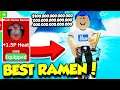 Getting The $100,000,000,000 BLACK DEVINE RAMEN NOODLES In Ramen Simulator!! (Roblox)