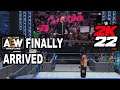#shorts AEW invades WWE , WWE 2k22 custom story