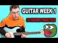 Guitar Week 1 | I CAN DO SOME SOLOS!