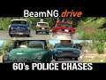 BeamNG.Drive 1960's Police Chases! - 60's Classic Cars (Heavy Traffic)