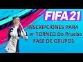 FIFA Mobile21, Inscripciones para 1er torneíto