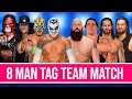 Lucha Dragons & Kane & The Undertaker vs. Big Show & Roman Reigns & Seth Rollins & Andre The Giant