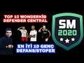 Soccer Manager 2020 En İyi 10 Genç Defans / Wonderkid Defender Central / SM 2020