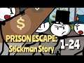 PRISON ESCAPE : Stickman Story Gameplay All Level 1 - 24