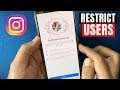 How to Restrict a User in the Instagram App