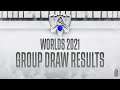 Worlds 2021 Group Draw Show! S11 LoL World Championship Play Ins + Main Stage Groups are selected!