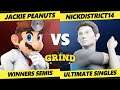 The Grind 143 Winners Semis - Jackie Peanuts (Dr. Mario) Vs. NickDistrict14 (Wii Fit Trainer)