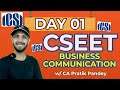 DAY 01 | Business Communication For CSEET by CA Pratik Pandey || Commerce Baba Level Up
