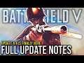 UPDATE 4.4 FULL UPDATE NOTES - New Maps, Increased Rank | BATTLEFIELD V