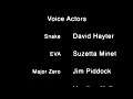 Metal Gear Solid 3: Snake Eater HD Edition (PS3) - Ending Credits