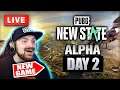 PUBG NEW STATE ALPHA DAY 2 LIVE!