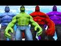 Hulk vs Red Hulk & Blue Hulk vs Violet Hulk