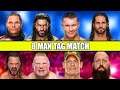 John Cena & Big Show & Drew McIntyre & Lesnar vs. Jeff Hardy & Randy Orton & Rollins & Roman Reigns