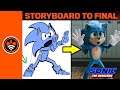 #SonicMovie Storyboard and Final Edit Comparison!