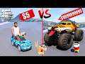 GTA 5 : Franklin And Shinchan Fight For Monster Cars in GTA 5 || thugboi max
