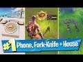 Search between a Rotary Phone, Fork-Knife and Hilltop House full of Carbide Omega posters - Fortnite