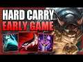 HOW TO PLAY RENGAR JUNGLE & HARD CARRY THE EARLY GAME! - Best Build/Runes Guide - League of Legends