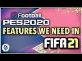 PES FEATURES WE NEED IN FIFA!!