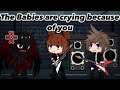 The Babies are crying because of you//Gacha Club Meme ~Past Laysha and Past Layden~