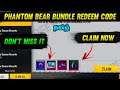 Free Phantom bear bundle redeem code in Tamil | உடனே ‌கிலைம் பன்னுங்க in tamil free Frie