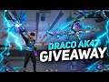 Free fire live Giveaway | new blue flame draco ak giveaway garena free fire live giveaway