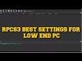 RPCS3 EMULATOR BEST SETTING FOR LOW END PC USER MAX PERFORMANCE GUIDE