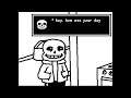 How was your day, Prunsel? - Undertale