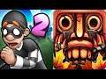 Robbery Bob 2 vs Temple Run 2 Gameplay Android,ios Part 21