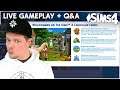Landhaus-Leben - LIVE Gameplay + Q&A! 💚 🔴 Die Sims 4 Pack Release Community Vorabend