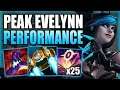 HOW TO PLAY EVELYNN JUNGLE AT PEAK PERFORMANCE & CARRY! Best Build/Runes S+ Guide League of Legends