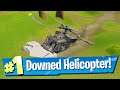 Investigate downed Black Helicopter Location - Fortnite