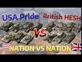 USA Pride VS British HESH (NATION VS NATION) - Which Tech Is Better? | WOT BLITZ