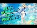 Jean Summer Skin/Outfit Quick Preview - Genshin Impact