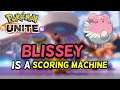 Blissey + Score Shield is BUSTED in Pokemon Unite - Pokemon Unite Gameplay w/ Commentary