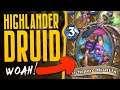 HIGHLANDER DRUID IS SURPRISING! - Ashes of Outland - Hearthstone