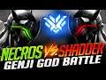 NECROS vs SHADDER2K! Who Will Win This GENJI GOD Battle?? | Overwatch