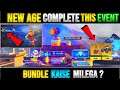 FREE FIRE COMPLETE NEW AGE EVENT| MALE BUNDLE KAISE MILEGA| WINTER EVENT