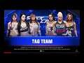WWE 2K19 Paige,Asuka,Kairi Sane VS Lana,Zelina Vega,Carmella Elimination Tag Match
