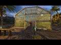 TIME TO FARM. BUILDING OUR GREENHOUSE FOR ALL THOSE VEGGIES! - Ark: Survival Evolved [EP 7]
