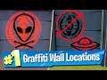 Search for a Graffiti-covered wall at Hydro 16 or near Catty Corner Location - Fortnite