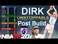 THE MOST 🛑 UNSTOPPABLE 💪🏽 POST SCORER DIRK BUILD IN NBA 2K20!
