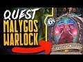MY FAVORITE WARLOCK DECK!! - Quest Malygos Warlock - Ashes of Outland - Hearthstone