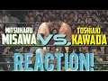 WHAT A BATTLE!! Mitsuharu Misawa Vs. Toshiaki Kawada 05’ Reaction!