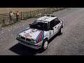 WRC 10 - Lancia Delta HF 4WD 1987 - Car Show Speed Jump Crash Test . 4K 60fps.
