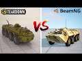 Teardown BTR 80 vs BeamNG Drive BTR 80