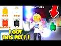 This Insanely Rare Pet Is A 0.01% Chance In Saber Simulator... AND I GOT IT!! (Roblox)