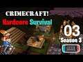 Crimecraft Minecraft on Hardcore Survival with Hard Difficulty Season 3 Episode 03 - Nintendo Switch