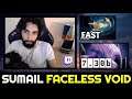 SUMAIL 7.30 Faceless Void with Fast Echo Sabre Build — STREAM with FACECAM